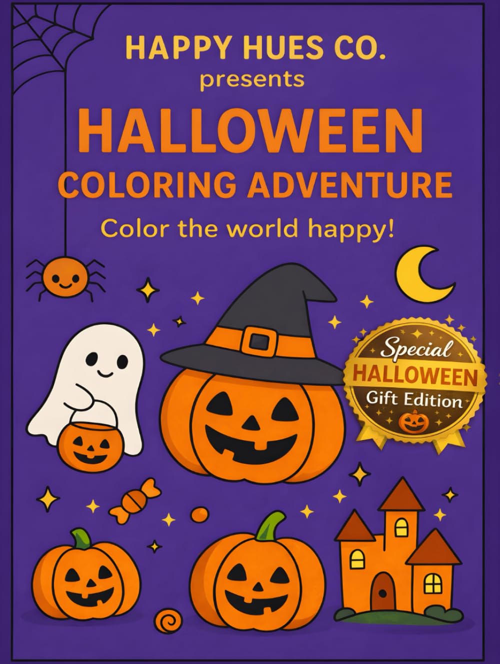Halloween Coloring Adventure (The Happy Hues Company)