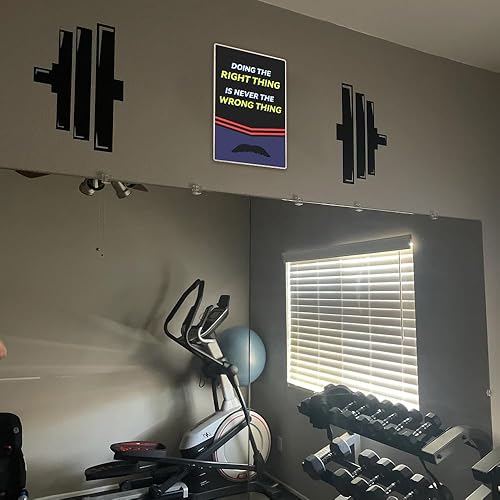 Miniatura 8 de Flinelife Letrero con texto en inglés Believe Lasso, tamaño grande de 16 x 12 pulgadas, decoración motivacional de metal para pared, perfecto para