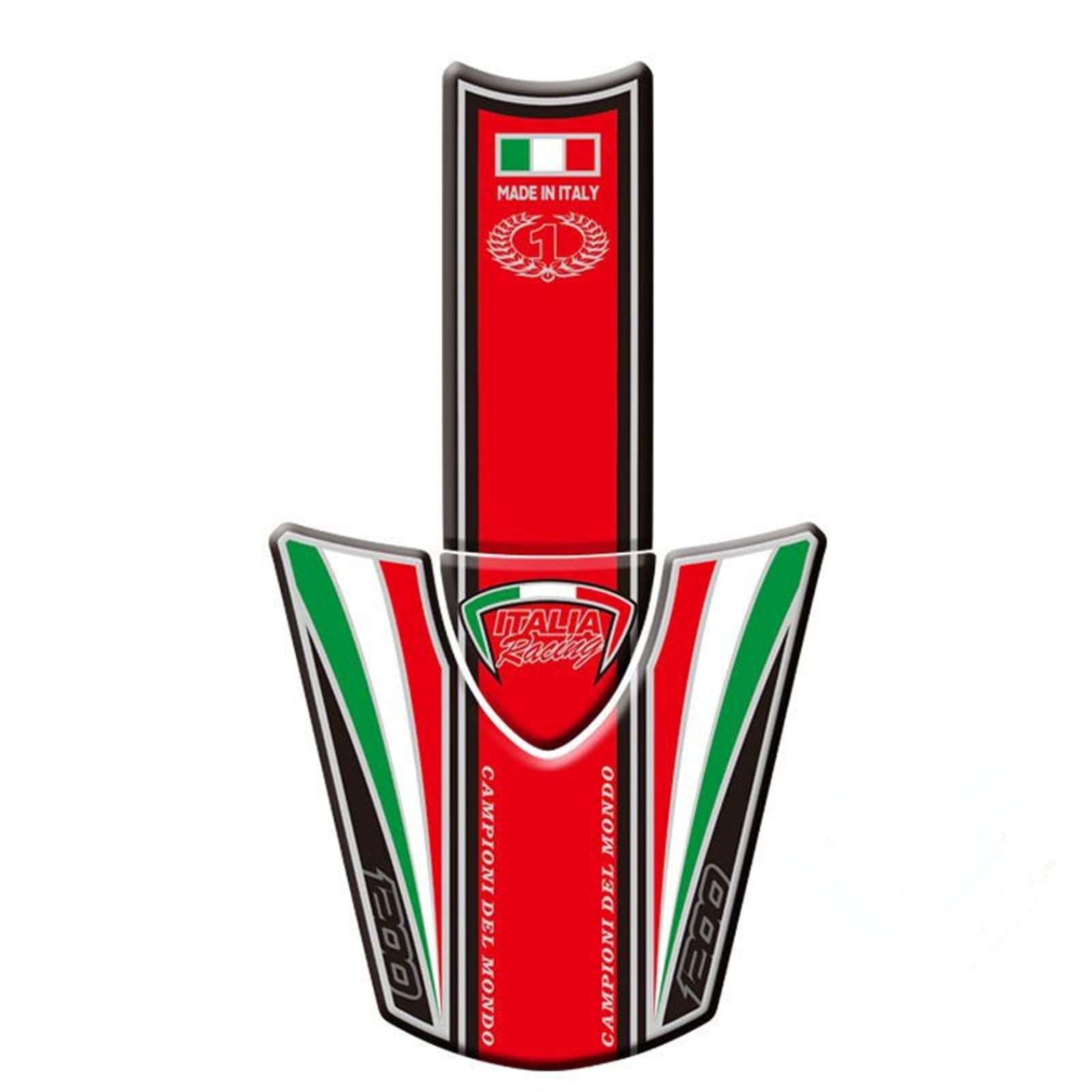 Dla Ducati Diavel 1200 2011-2017 Motocykl 3D Naklejki Na Zbiornik Paliwa Naklejka Na Zbiornik Paliwa Fishbone Naklejki Ochronne(Red)