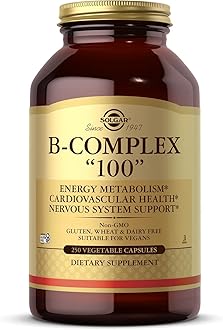 Solgar Vitamin B-Complex "50" | High Potency | 100 Vegetable Capsules | Supports Energy Metabolism and Immune Health | Non-GMO, Vegan, Gluten, Wheat & Dairy Free