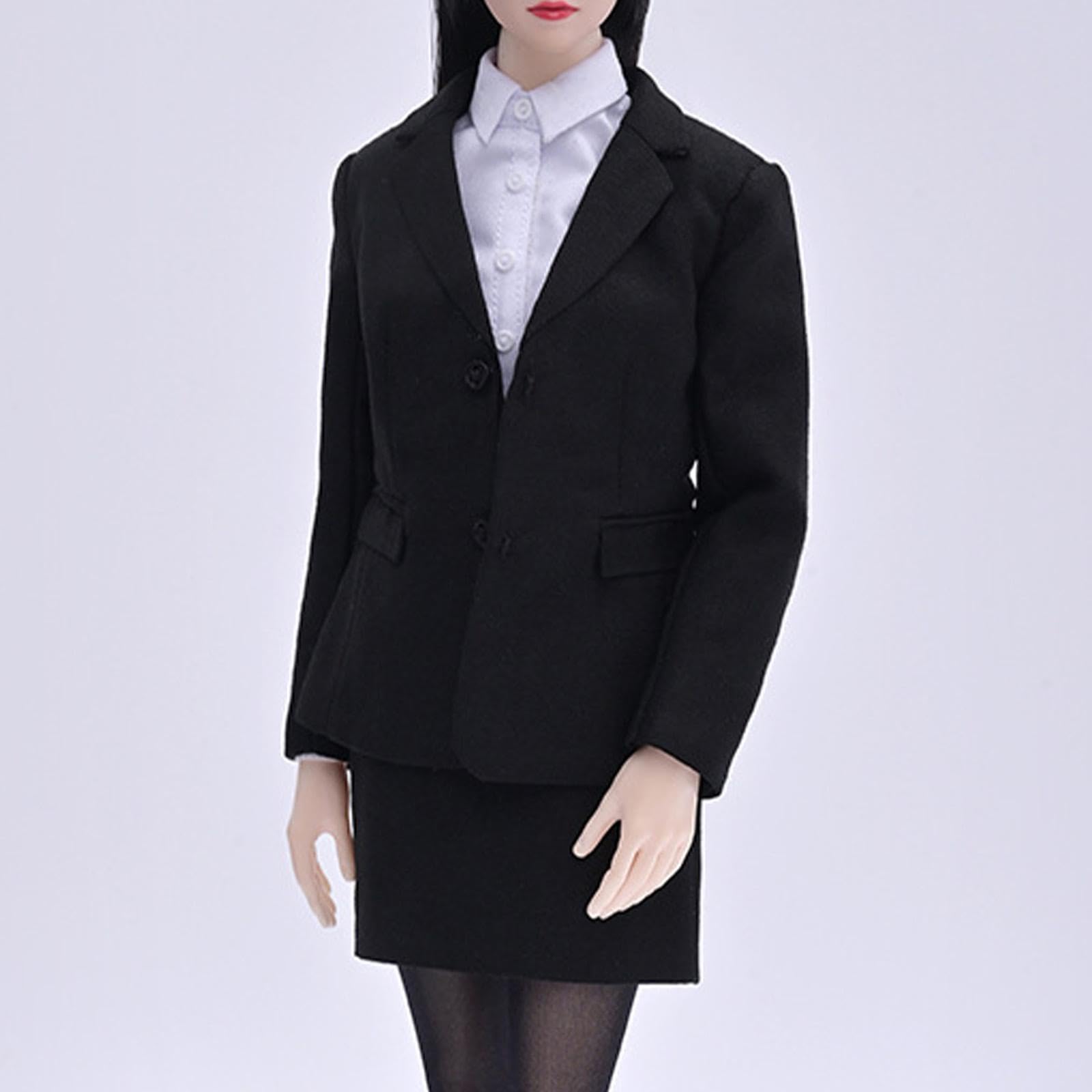Traje de Mujer a Escala 1/6, Falda, Chaqueta Y Medias (Miniatura)