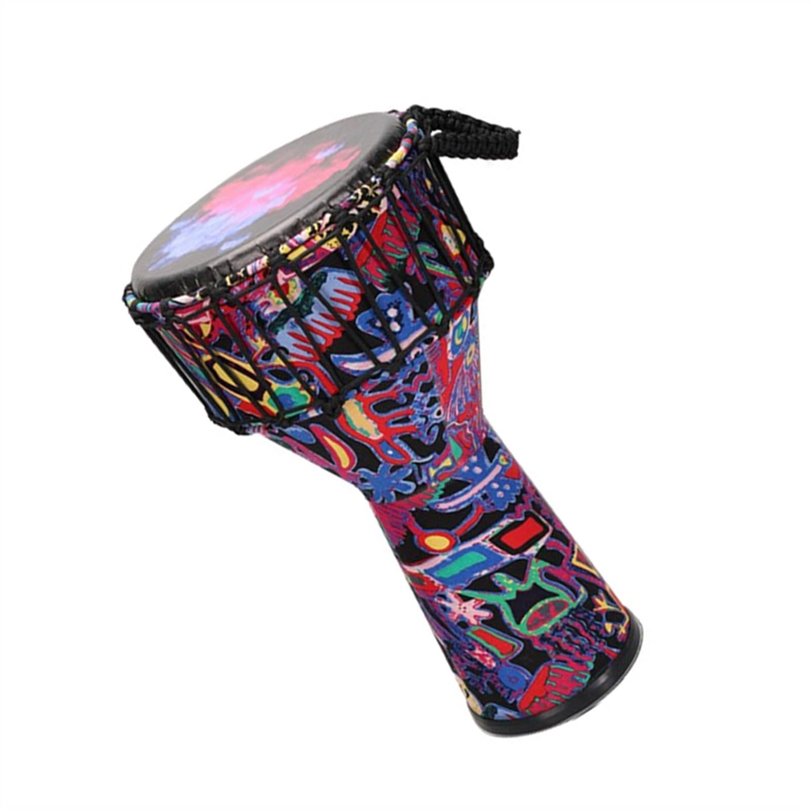 Profesjonalny Djembe 11-calowy Korpus Bębna Z PVC, Przenośny Bęben Afrykański, Przenośny Instrument Perkusyjny Tamburyn Dla Początkujących (Color : G)