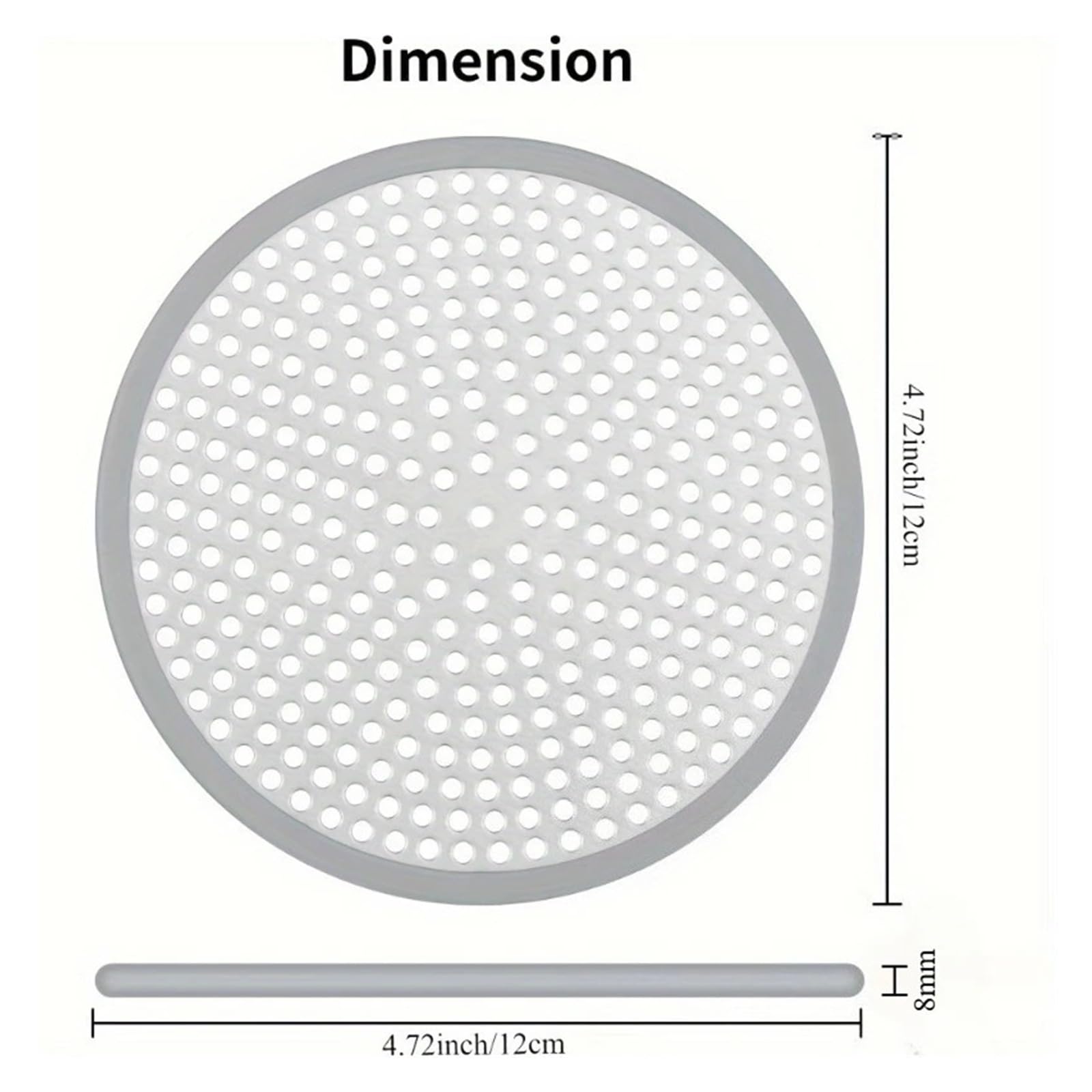 10pc Hair Strainer for Shower Drains, Stall Sink Drain Cover, Manual Catcher for Bathroom, Bathtub & Kitchen Für Küche