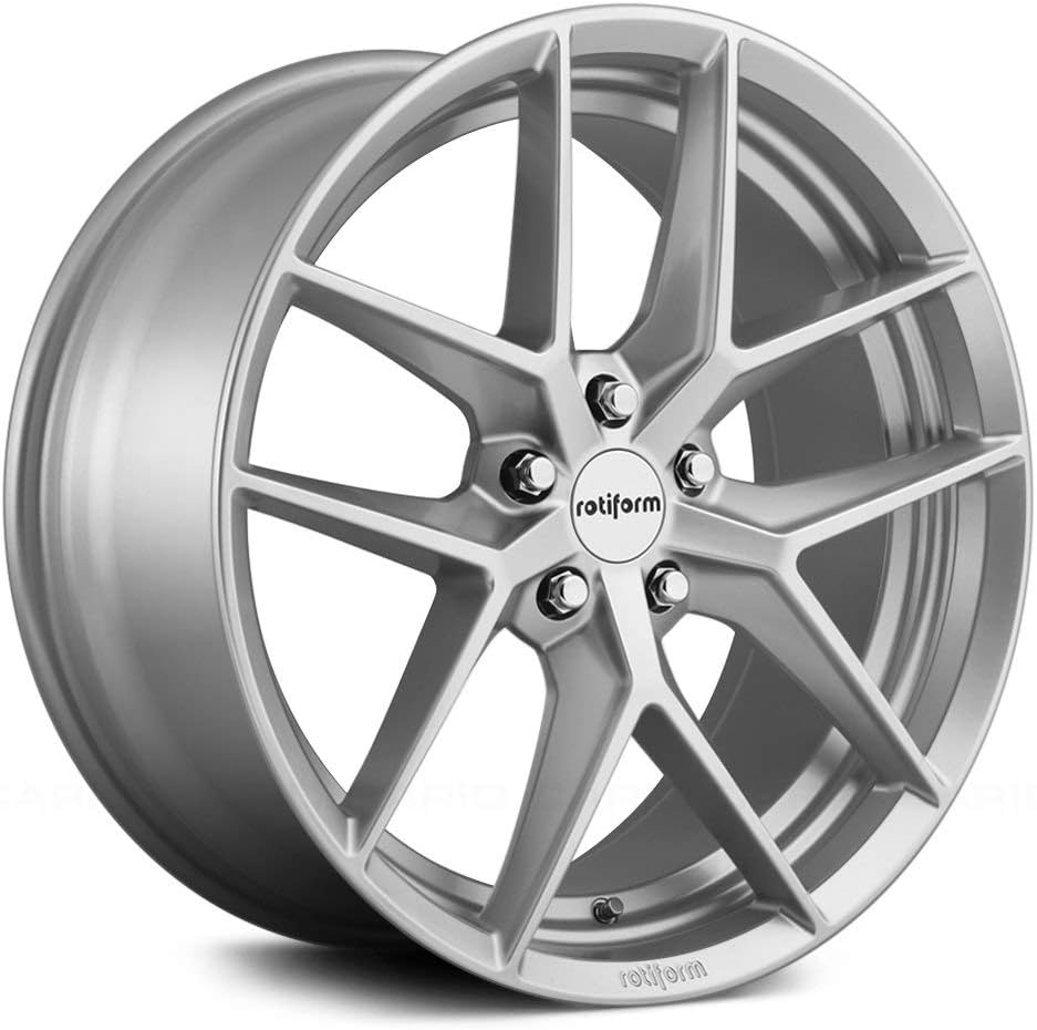 Rotiform Flg Сustom Wheel - Silver 19" x 8.5", 45 Offset, 5x112 Bolt Pattern, 66.5mm Hub