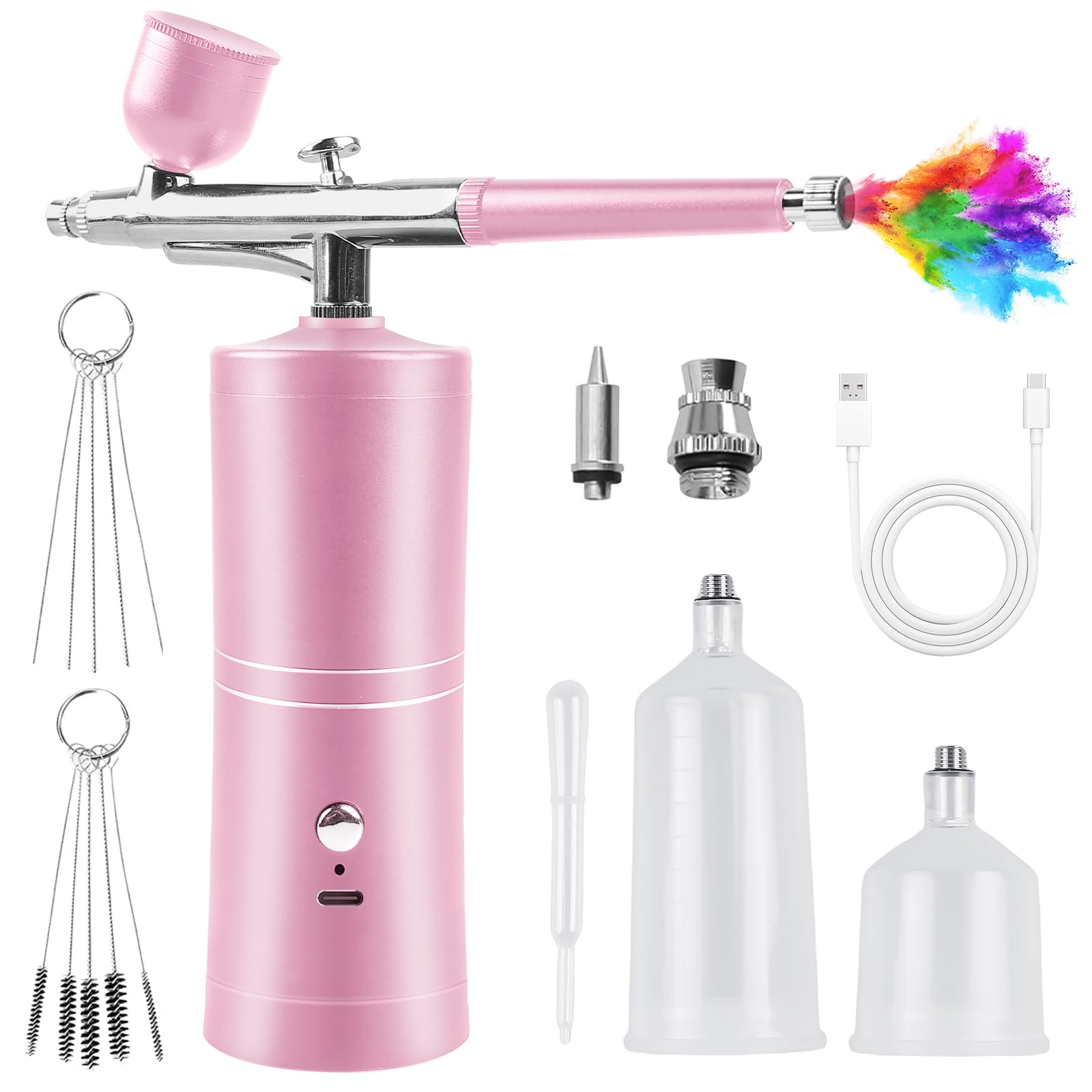 Kit aerographe pour soin de la peau seche et nettoyage precis