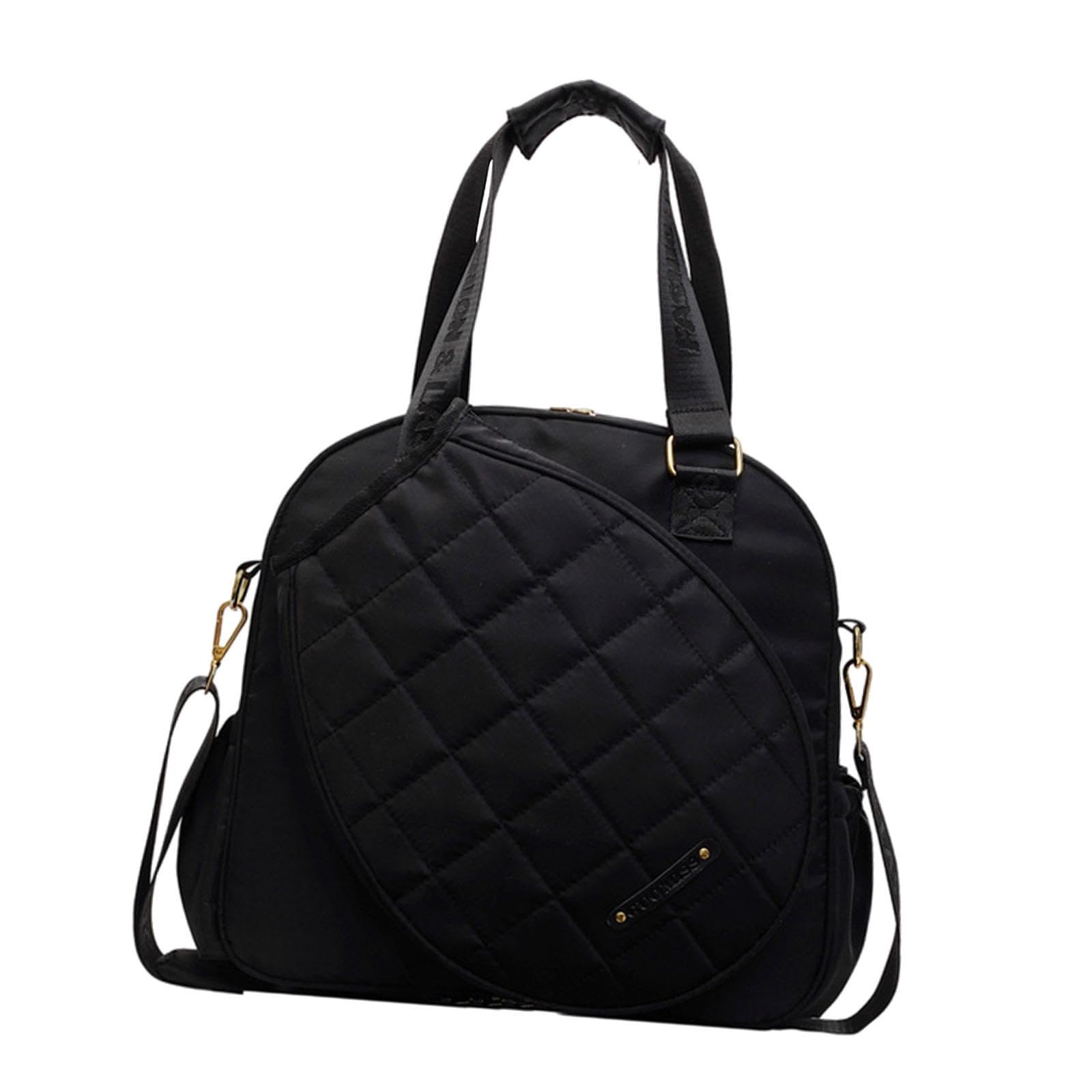 Bolsa de Tenis Racket Bolso Impermeable para Pádel Y Bádminton Bolsa de Hombro Espaciosa con Cierre de Cremallera Bolsa Resistente de Nailon