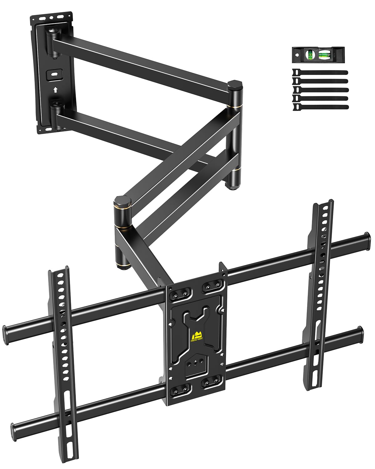 FORGING MOUNT TV Wandhalterung mit 1015mm Extra langem arm 37-75 Zoll TVs, Fernseher Halterung 180°drehbar,Neigbar,Vollbewegliche TV Halterung, MAX VESA 600 x400mm up to 45KG