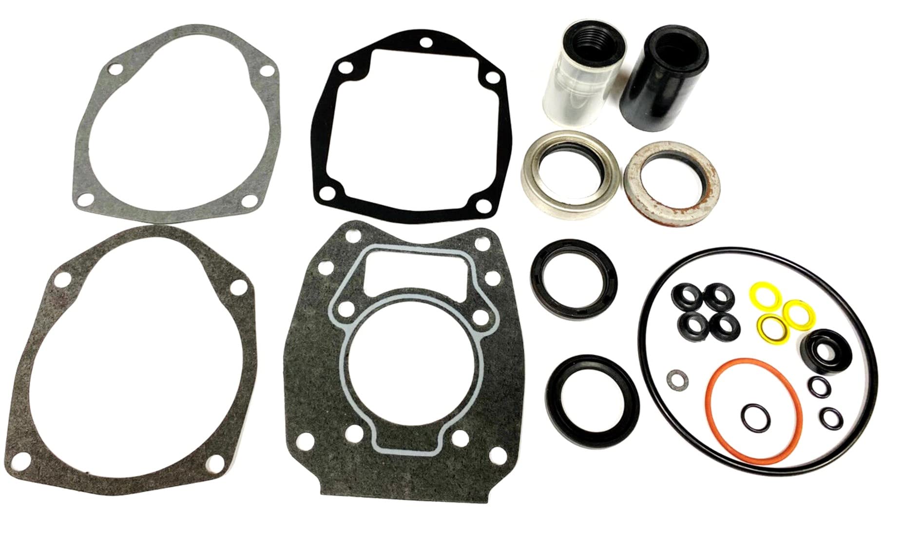 PARTSDEPOT Kit de joint de carter de vitesse pour unité inférieure compatible avec Mercury 80 90 100 115 125 hp 46-43035A4 18-2626