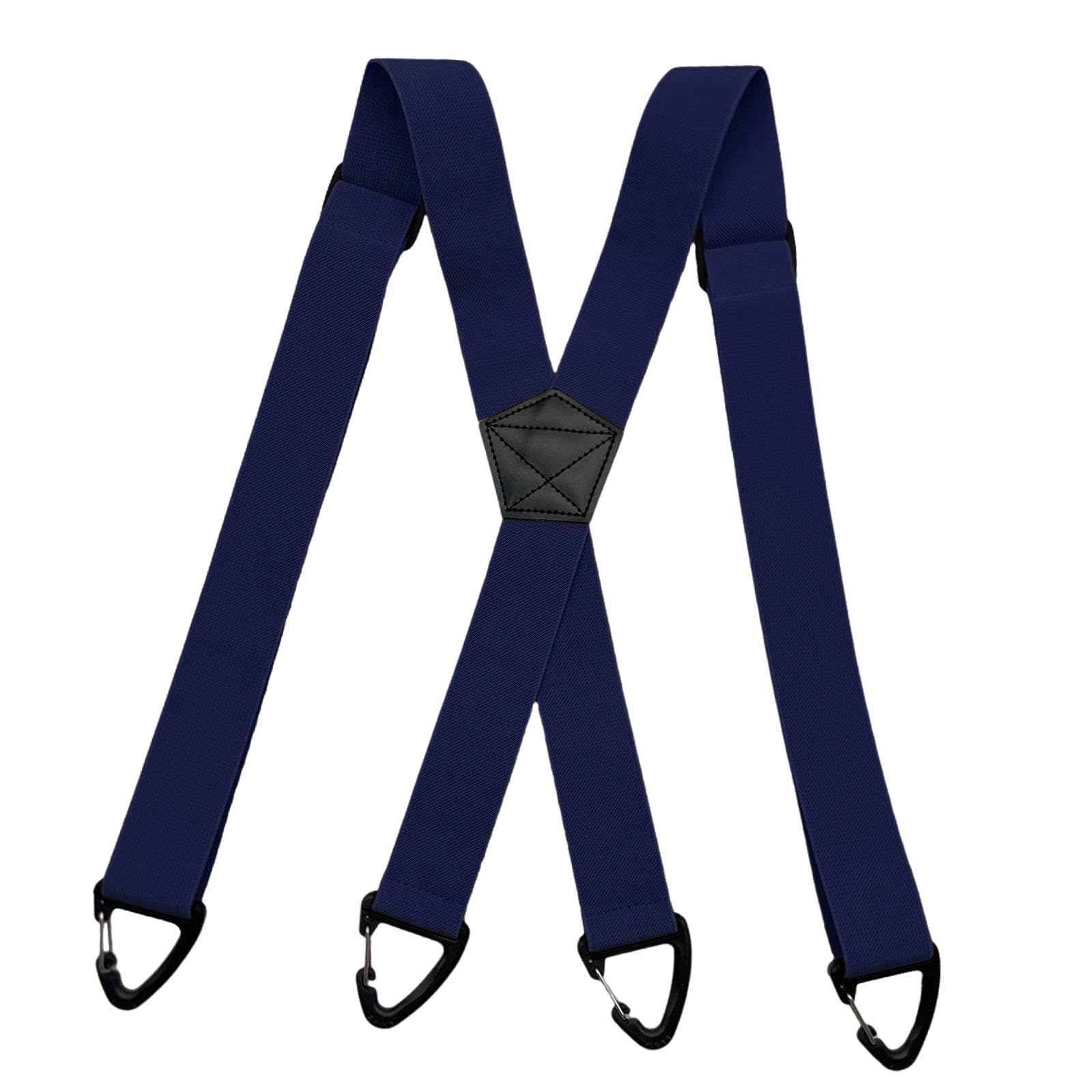 Men's Suspender Sturdy Work Suspender Costume Accessories Navy blue 4 hooks|Clothing Shoes & Accessories | Mens Accessories | Suspenders Cloth ces-image-39