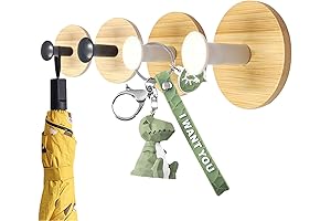 Yakaon Wall Hooks Adhesive, Self Adhesive Hooks for Hanging Heavy Duty