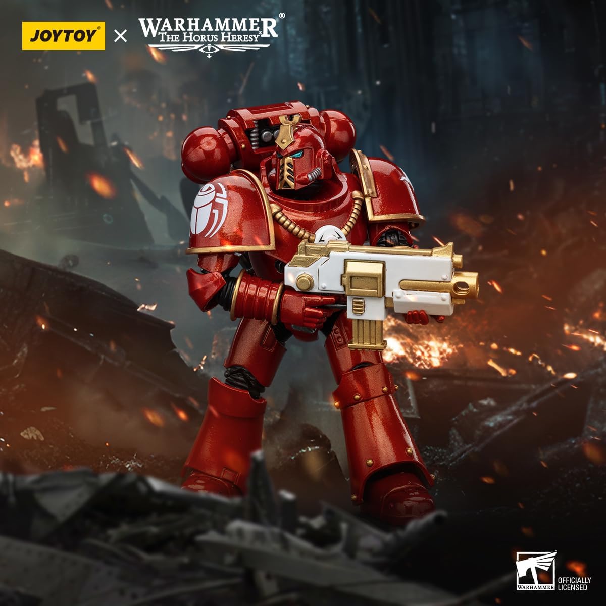 JOYTOY Warhammer Horus Heresy Thousand sons 4.7in Legion MKIV Tactical Squad Legionary 1-1:18 Scale Action Figure Mecha Joy Toy Collection Model