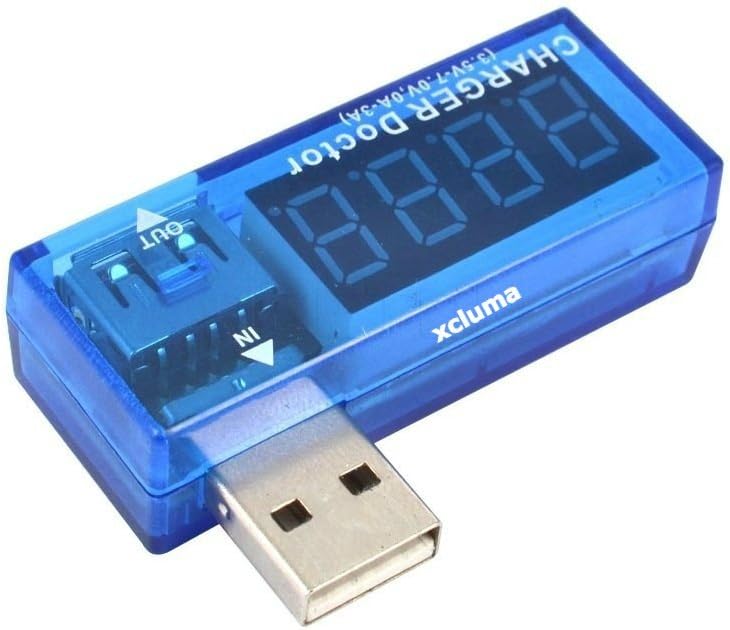 Digital Usb Mobile Power Charging Current Voltage Tester Meter Mini Usb Charger Doctor Voltmeter Ammeter