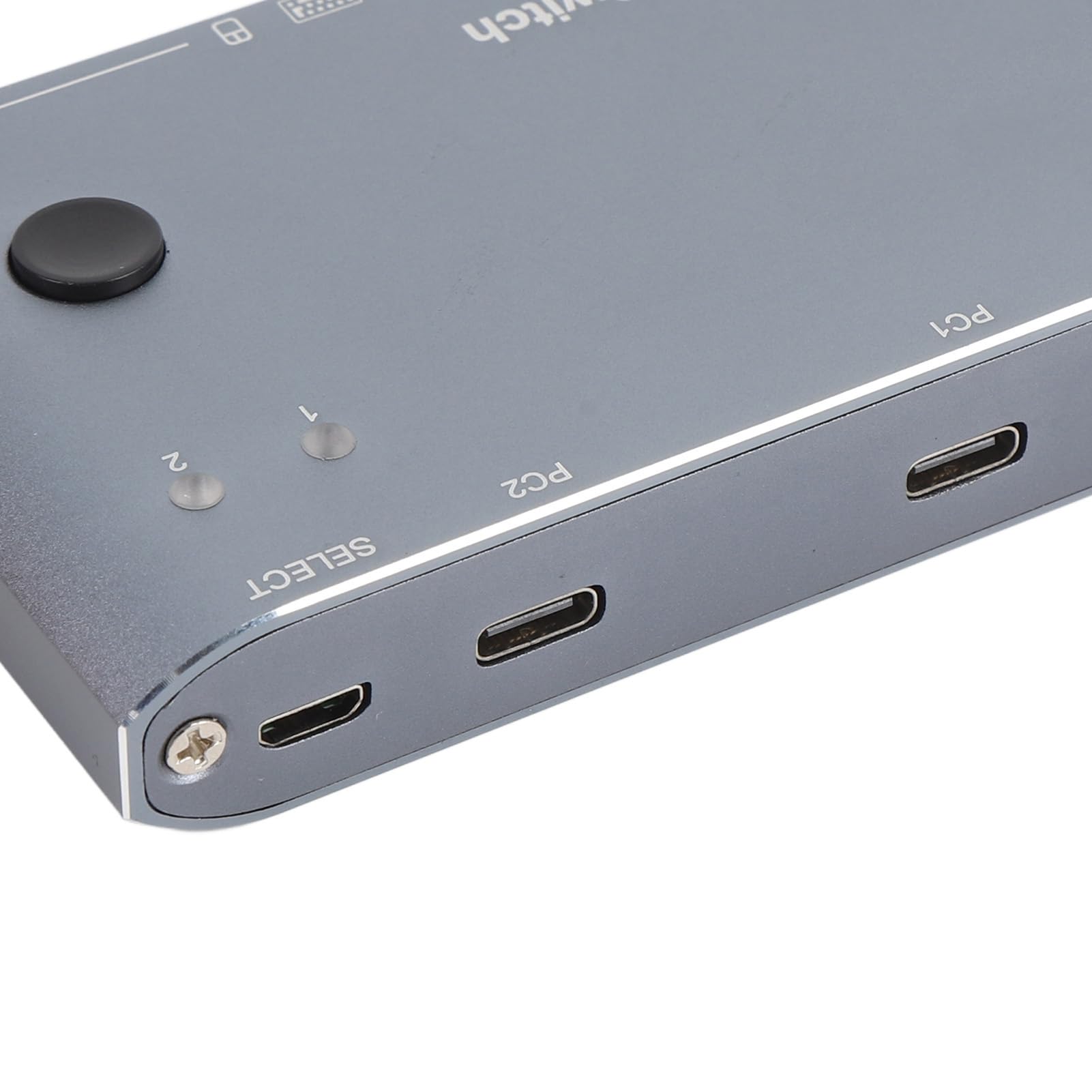 ASHATA Adattatore switch USB 10Gbps trasferimento dati 4 porte hub per PC portatile, selettore commutatore USB per impiegati in ufficio