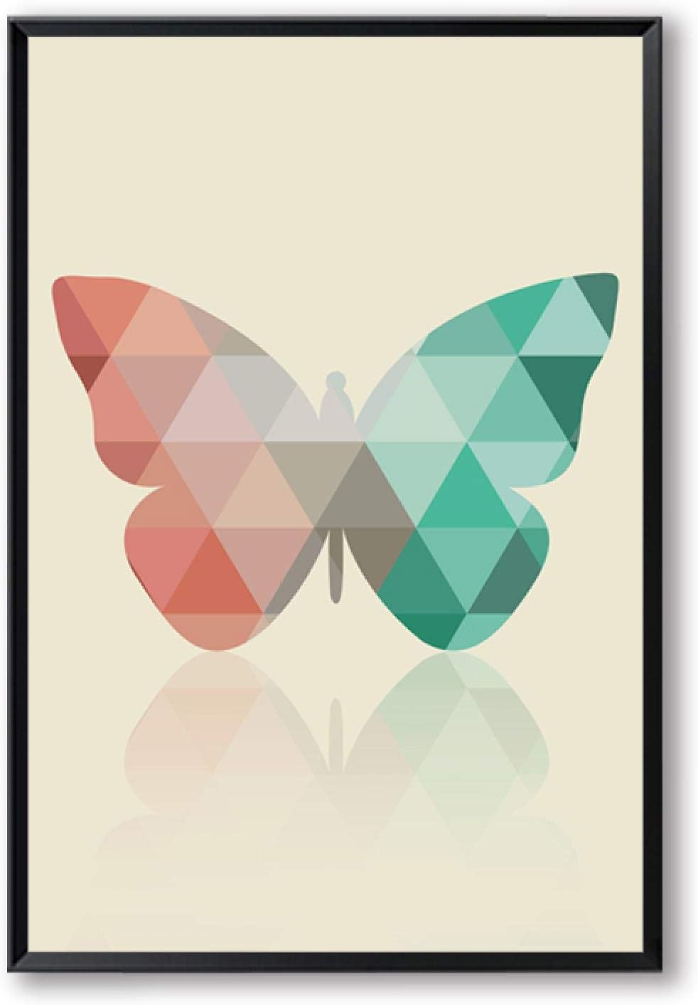 クリスマスツリーのキャンバス / i1058 / 冬景色 オーナメント 人気のクリスマスツリー | Felicite HOME DECOR  アートポスターのお店 キャンバス絵画エレガントな詩鹿の頭指紋ツリーシンプルな北欧アートプリントポスター家の装飾寝室の壁の装飾-60x80cmx3フレームな