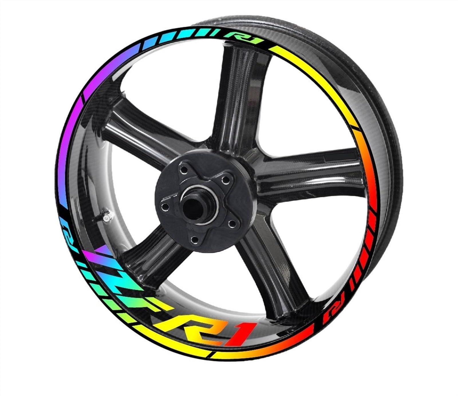 Applique for for R1 Wheel Sticker Rim Stickers for YZF R1 Set(A4)
