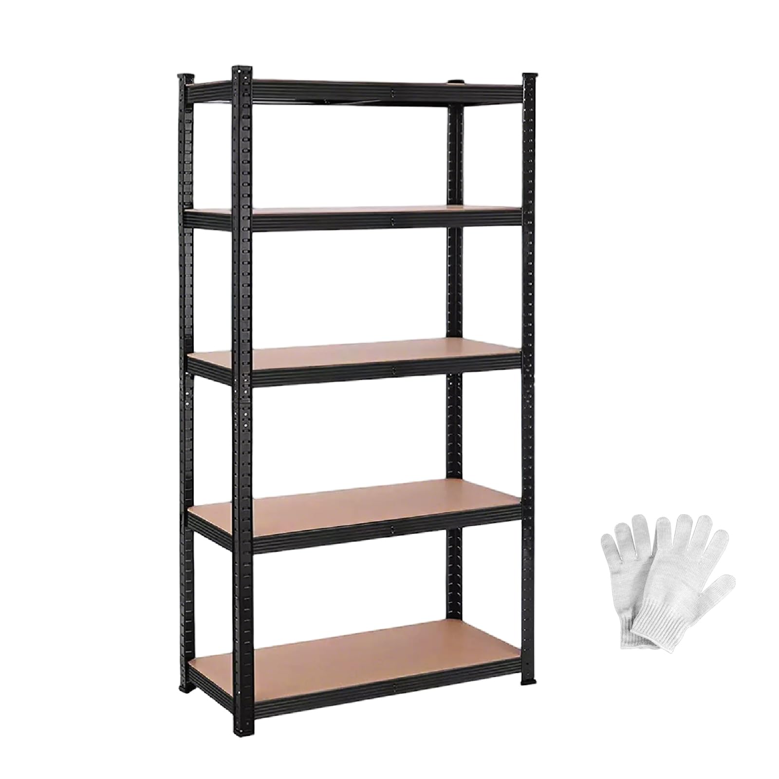 YODOLLA 5 Tier Heavy Duty Garage Shelving Unit, 170cm Steel Storage Rack