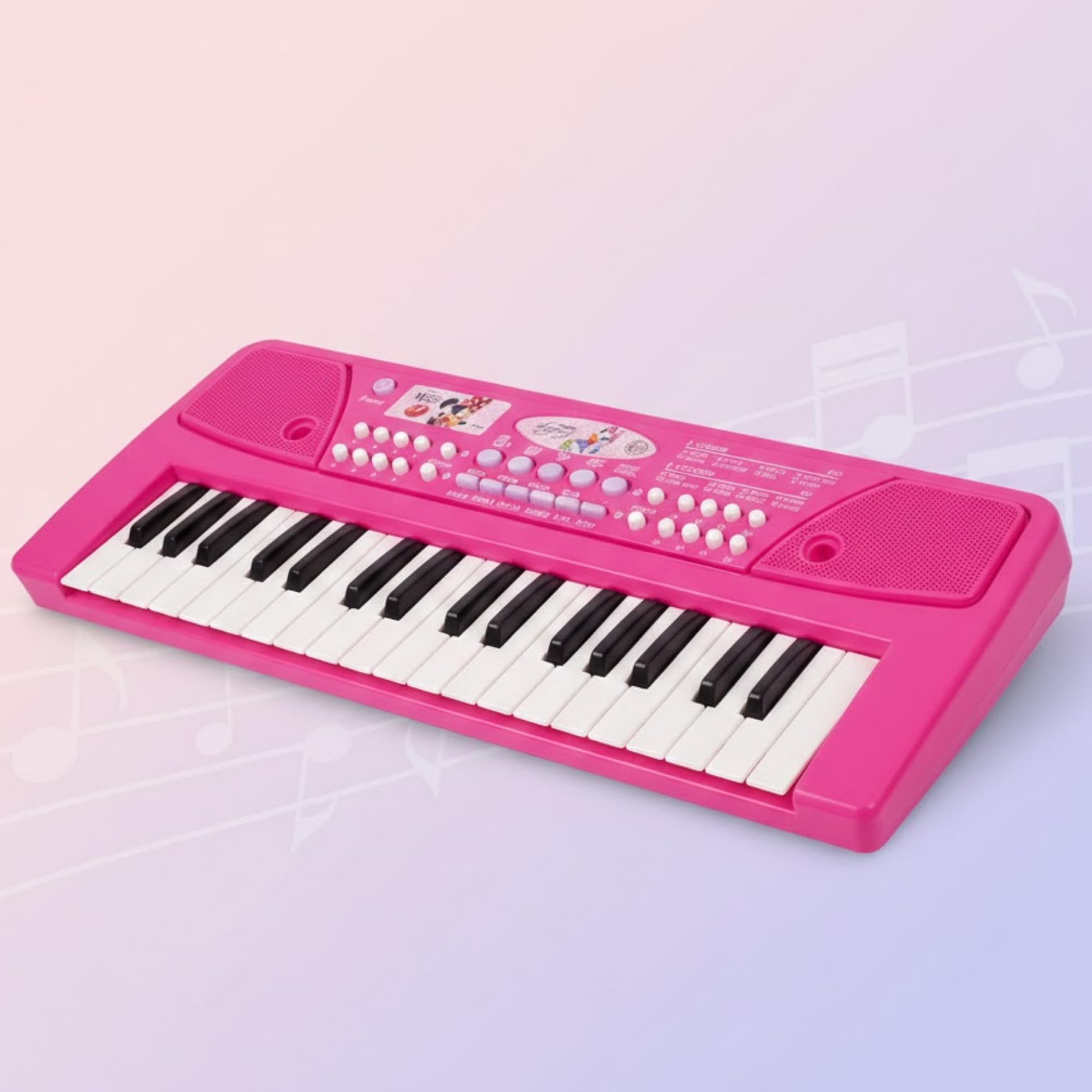 Kriiddaank Minnie Keyboard Piano 400 - Battery Operated, Musical Note Sounds, Portable and Early Leaning for Kids | Fun & Educational Toy for Kids | Safe, Engaging & Interactive Play-image-11