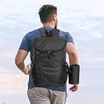 Ultra-Light Packable Hiking Daypack – Water-Resistant Foldable Backpack for Travel, Camping, Cycling & Daily Use (Black、20L)