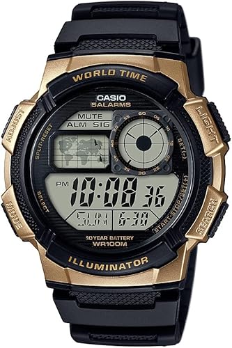 Miniatura 5 de Casio AE1000WD-1AVCF Silver-Tone Reloj digital para hombre