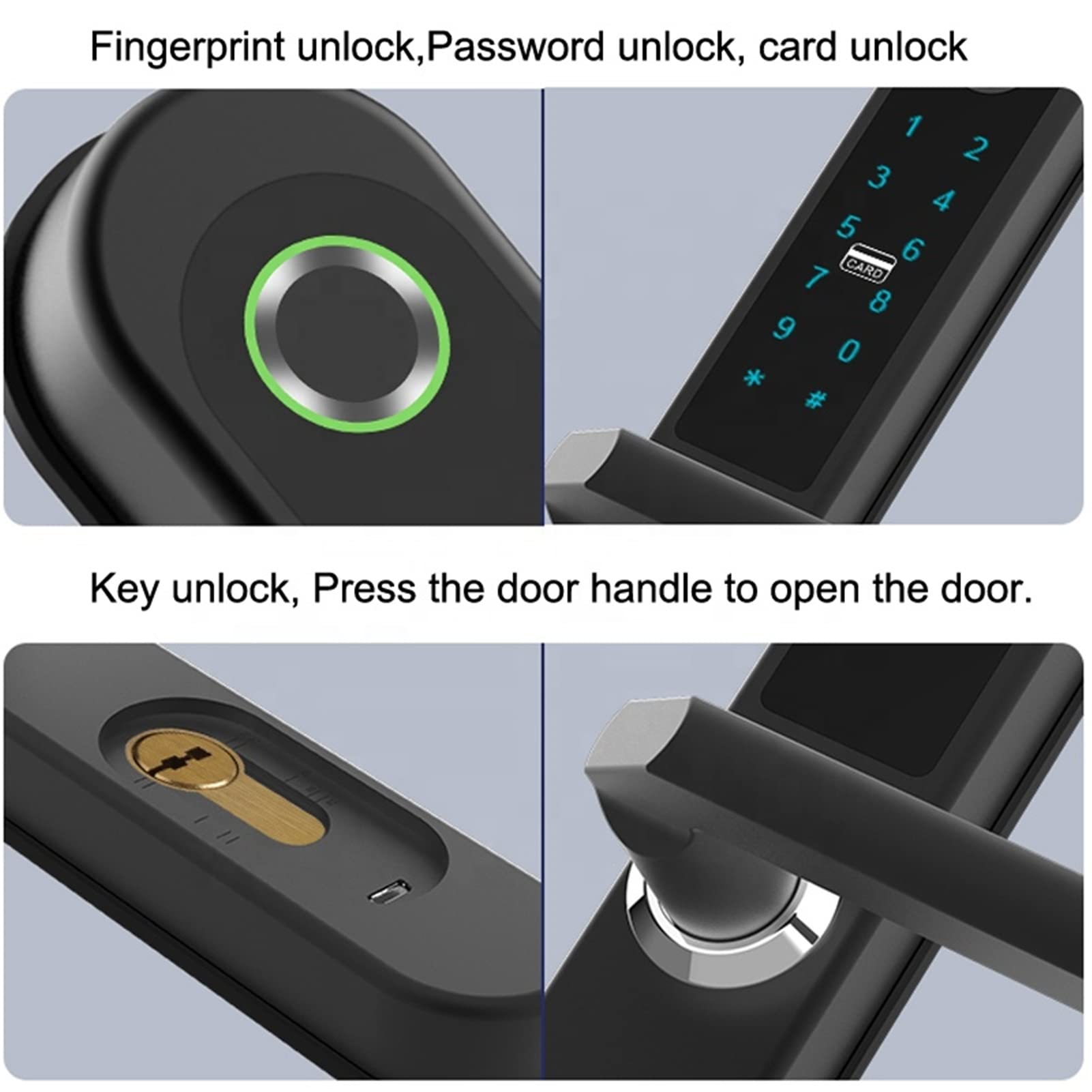 Amazon.co.jp: スマートドアロック電子キーレスエントリードアカード