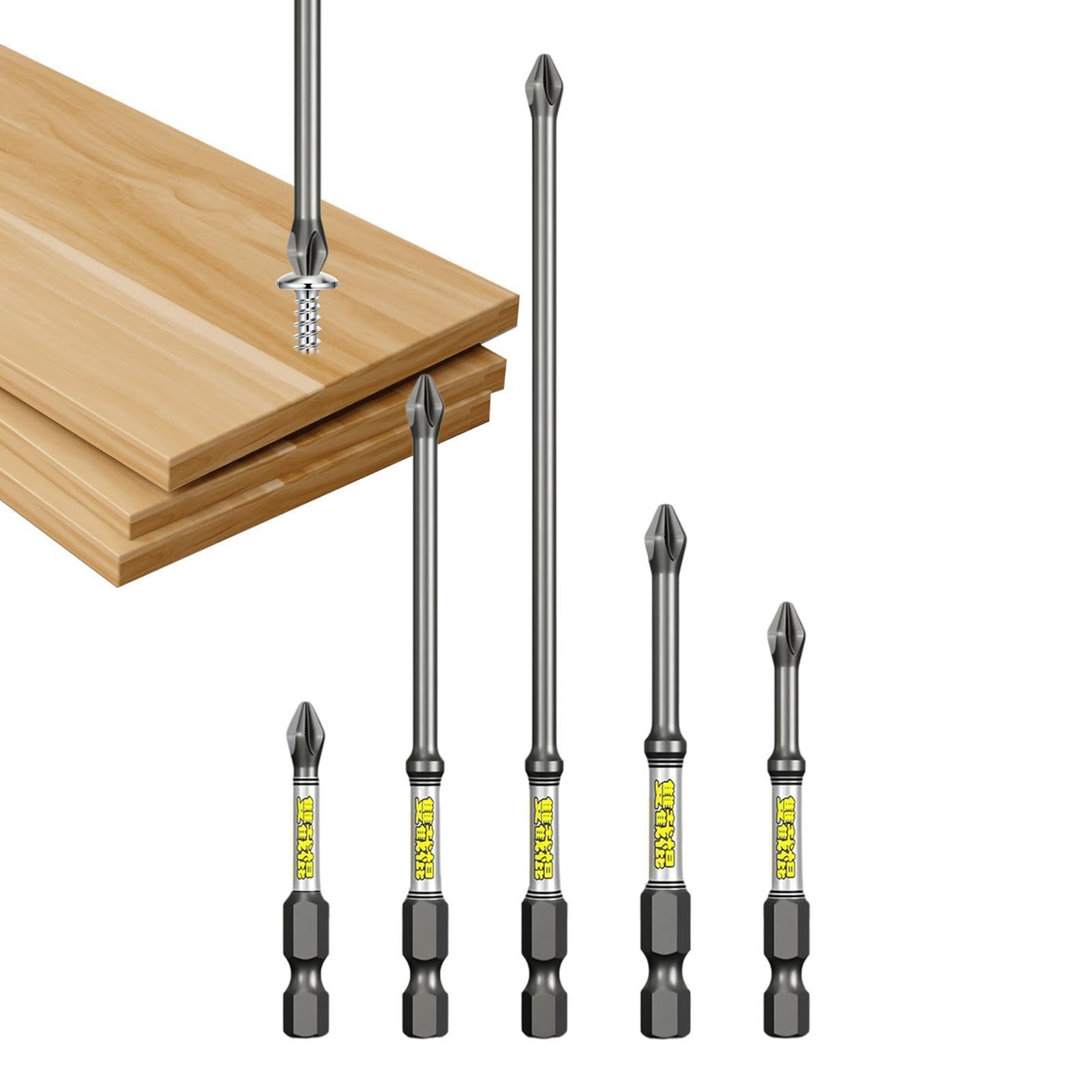 Juego de brocas de autoconstrucción para reformar muebles de madera y metal