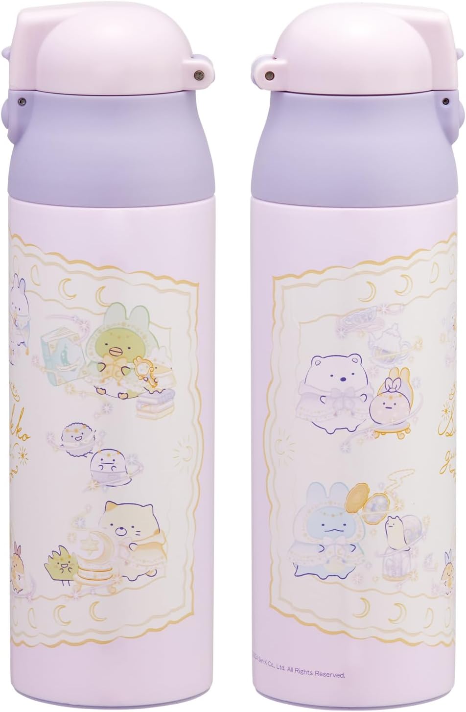 Skater SDPC5-A Mug Bottle, 16.9 fl oz (500 ml), Thermal, Cold Insulation, Stainless Steel Water Bottle, Sumikko Gurashi, Omajinai
