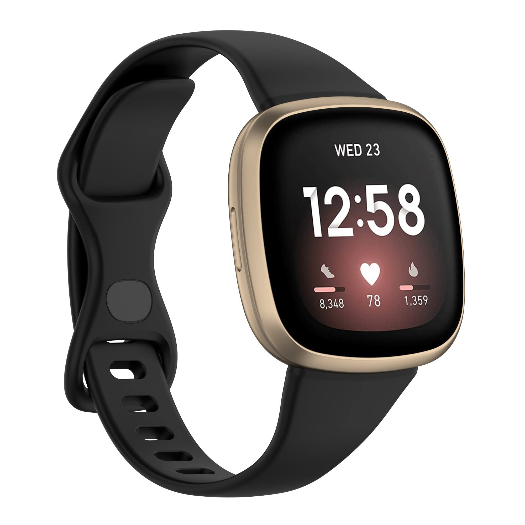 Epova Cinturini Compatibili con Fitbit Versa 3/4, Sense/Sense 2 - Morbido Sportivo in Nylon Elastico