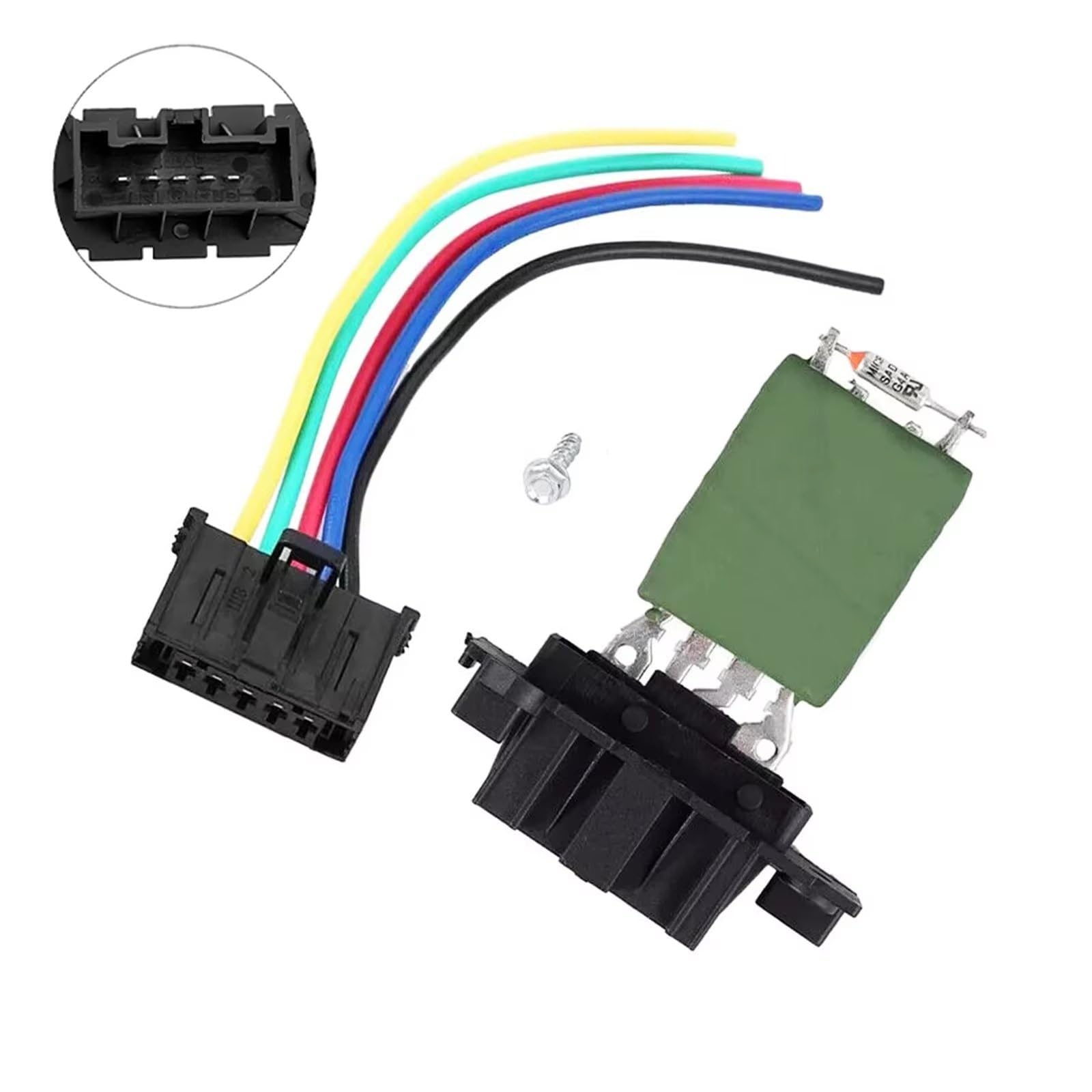 Resistenza Ventilatore Compatibile Con Alfa Per Romeo Per Mito (955) 2008 2009 2010 2011 2012-2024 Resistenza Regolatore Motore Ventola Riscaldamento HVAV Auto 13248240