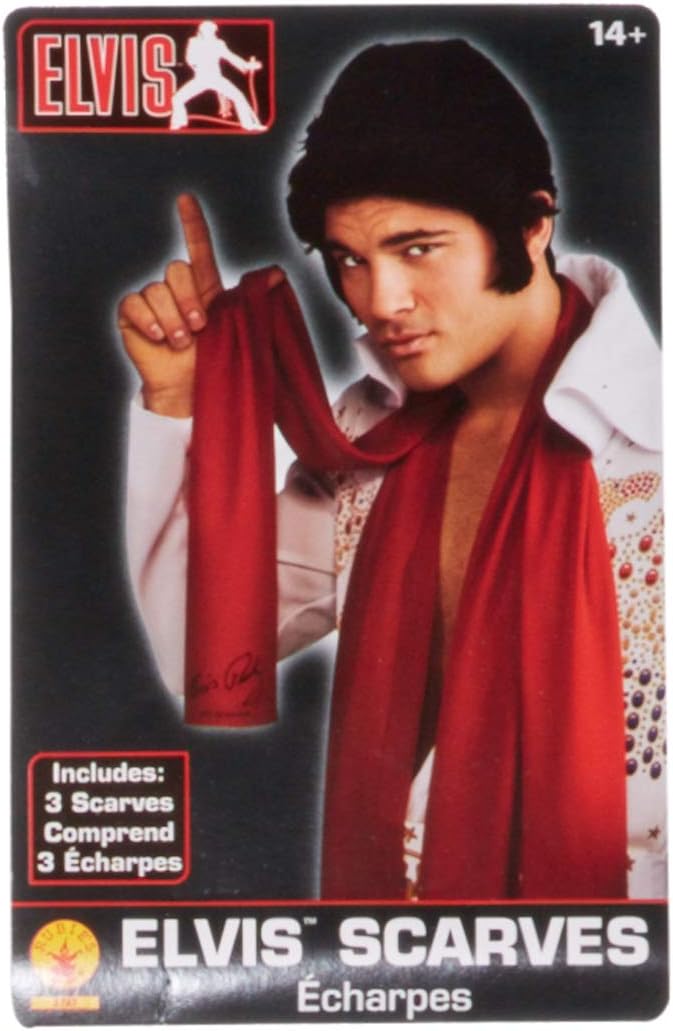 Elvis Presley: Elvis Presley Scarves for Adults by Rubies, No Size