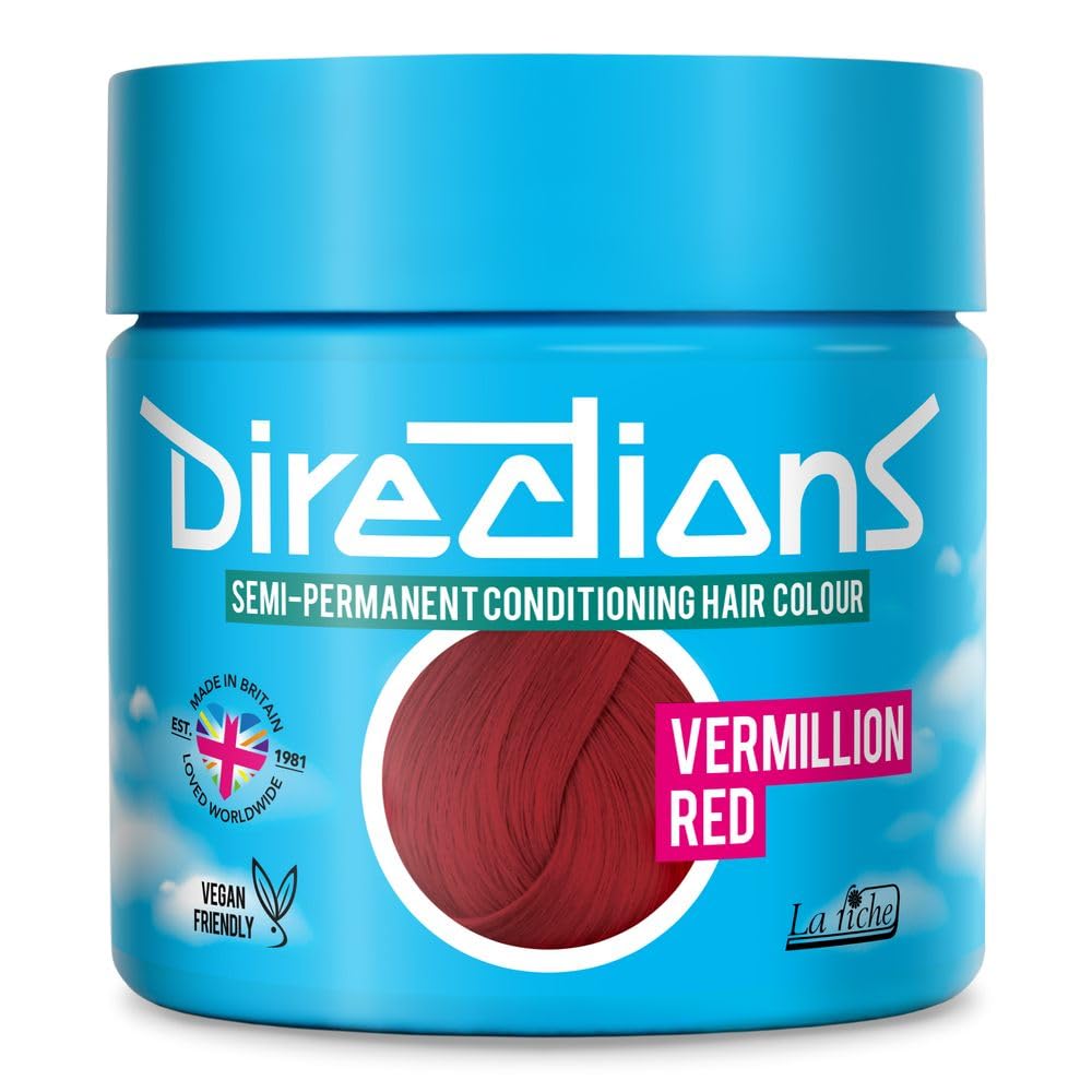 Directions Semi-Permanent Hair Colour 100ml - Vermillion Red