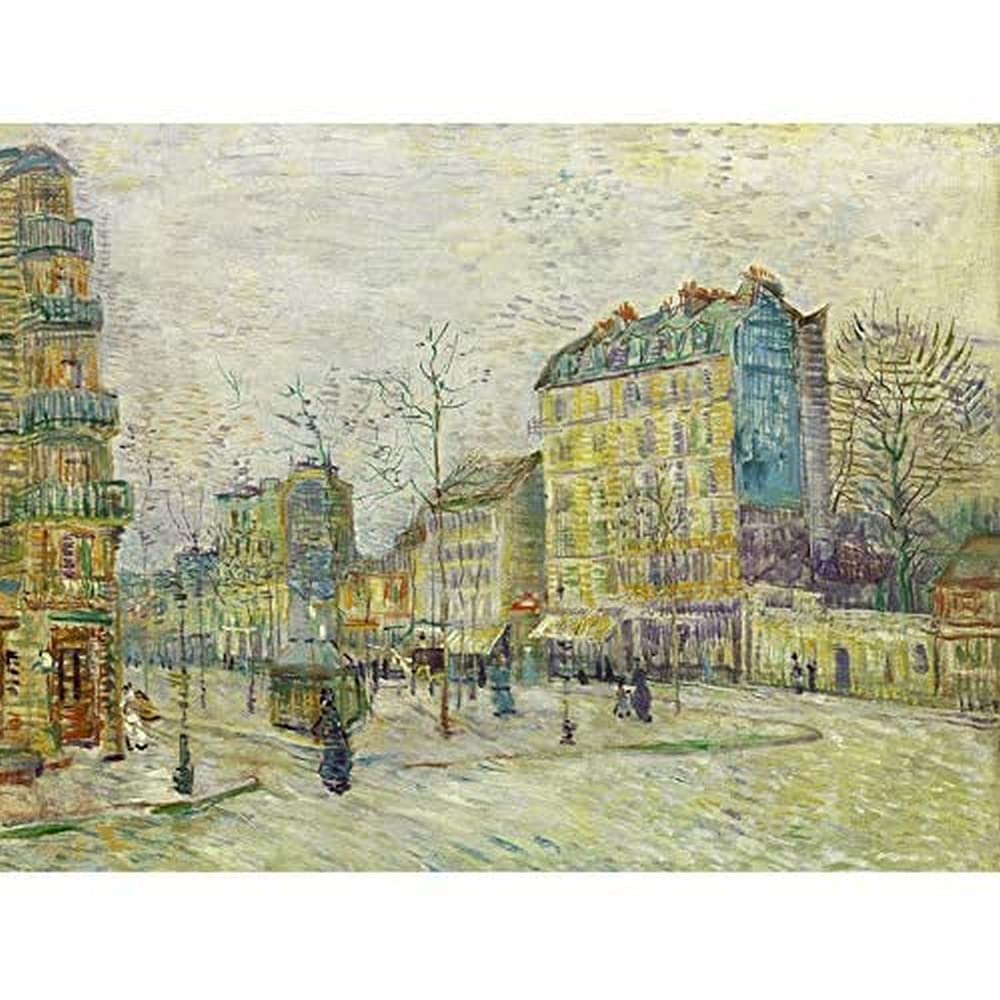 Vincent Van Gogh Boulevard De Clichy Art Print Canvas Premium Wall Decor Poster Mural