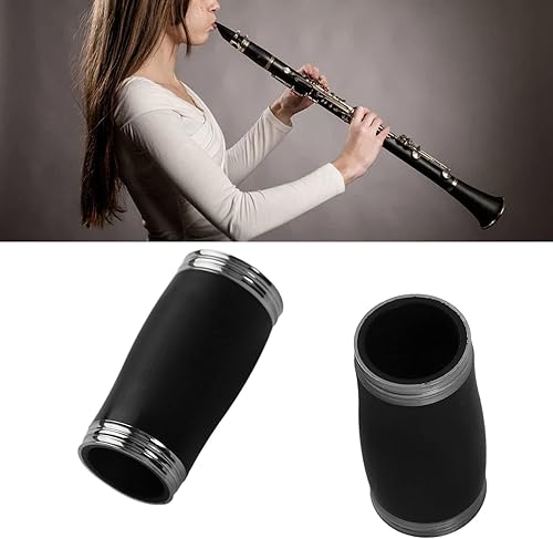 Miniatura 2 de Tubo de afinación para clarinete, barril de clarinete de entonación de cambio de madera de metal para rendimiento (CC14)