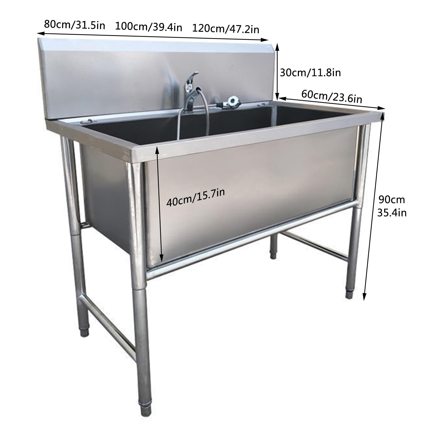 Vasca Per Toelettatura Cani,vasca Da Bagno Per Animali Domestici,lavello Per Doccia,stazione Di Bagno Per Cani Domestici Per La Casa,stazione Di Bagno Professionale Per Cani Per Animali Domestici(31.5