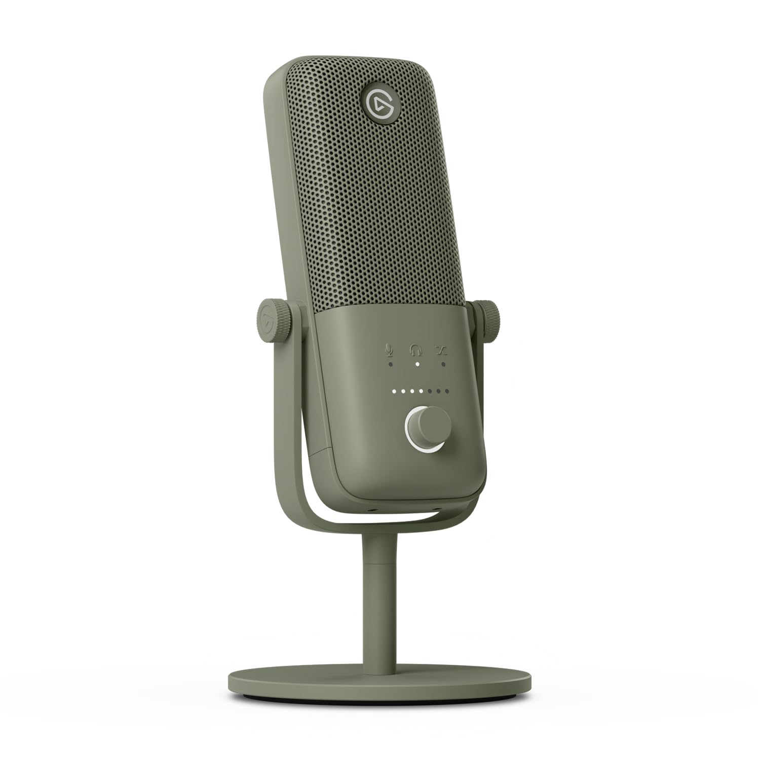 Elgato Wave:3 Green - Micrófono Condensador USB Profesional prémium para Streaming, podcasts, Juegos, Oficina en casa, Software Mezclador Gratis, Plug n Play, Mac, PC