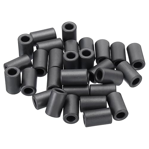 Miniatura 6 de PATIKIL Núcleo toroide de ferrita, 30 unidades de núcleo toroide de 0.4 pulgadas ODx0.2 pulgadas IDx0.8 pulgadas H anillos de ferrita transformador