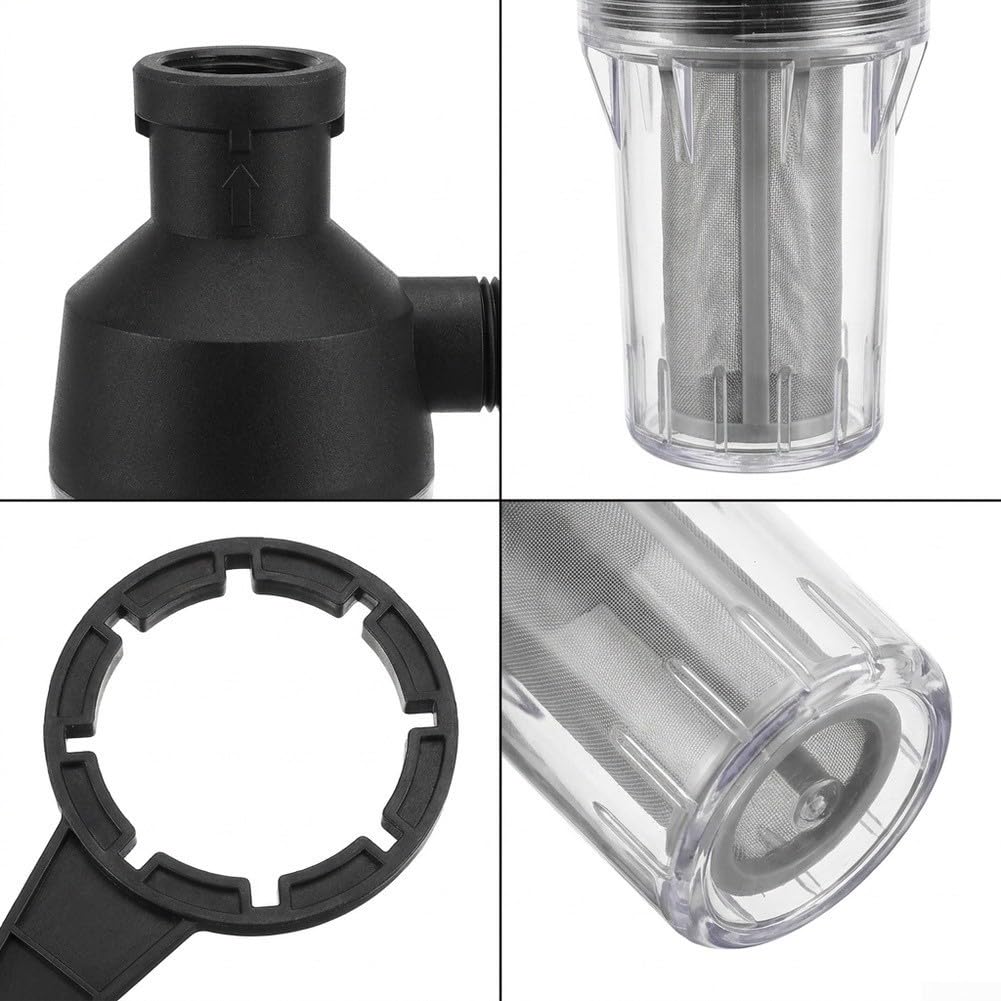 para filtro de Línea 250 Mallas para acero Inoxidable para(Black)