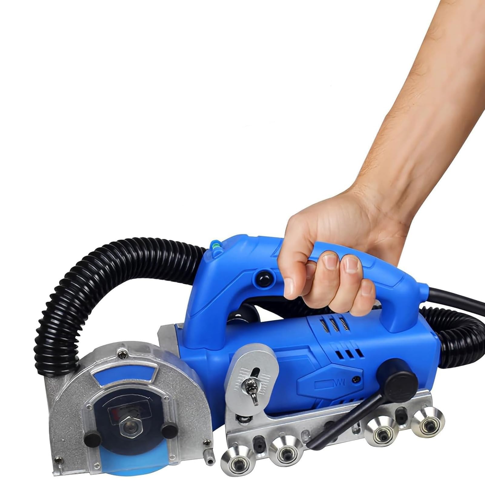 Genérico 1200 W 9000 RPM Máquina Eléctrica De Limpieza De Costuras De 9000 RPM Herramienta,packageA | Limpiador de Azulejos Cerámica con Polvo Autolimpiable Portátil con Accesorios para Quitar Cemento Viejo,Agente Sellado,220v