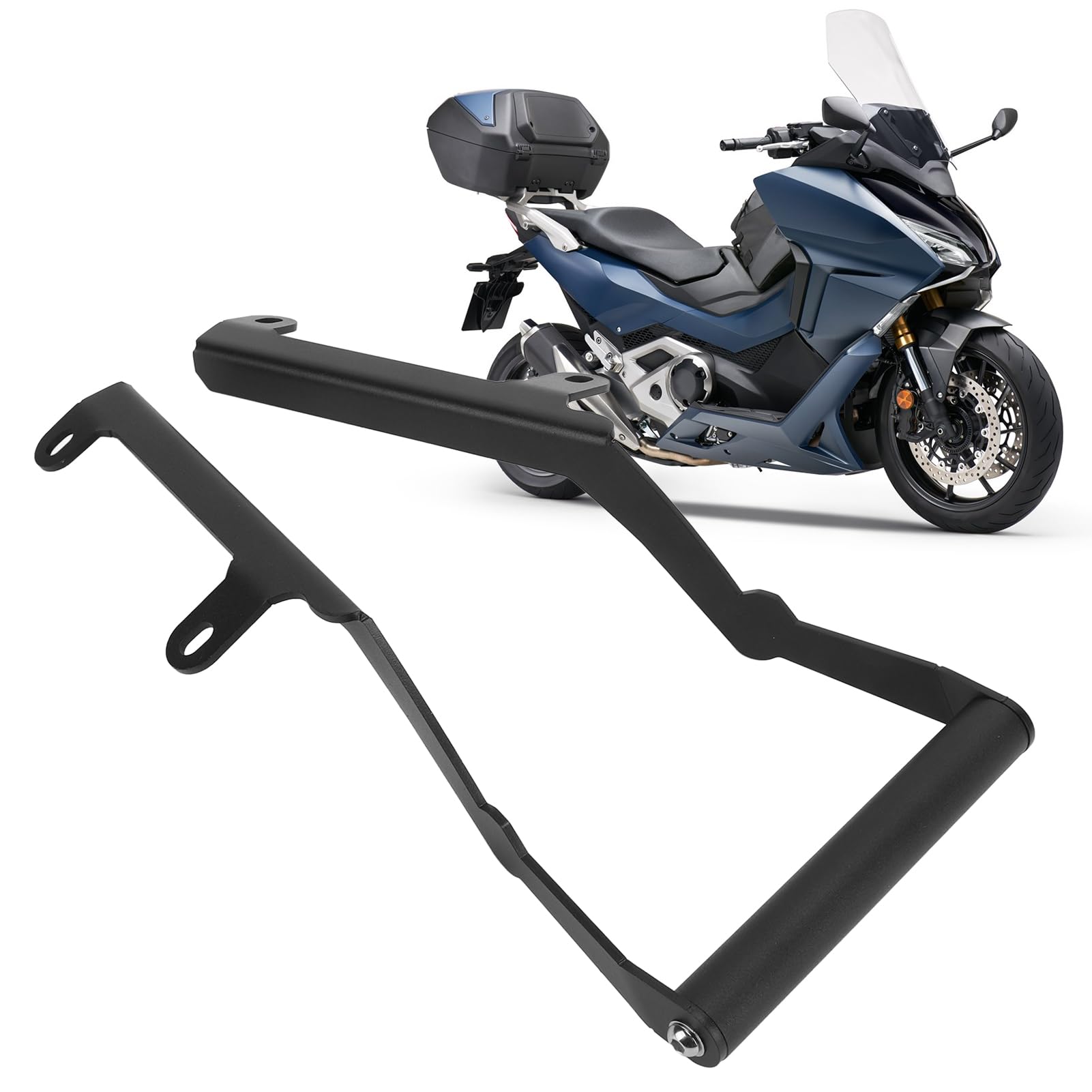 Supporto di Navigazione per Moto 750 a portata di Mano Anti-invecchiamento Durabe Iron Antiurto GPS Supporto per telefono di Ricambio Fixations