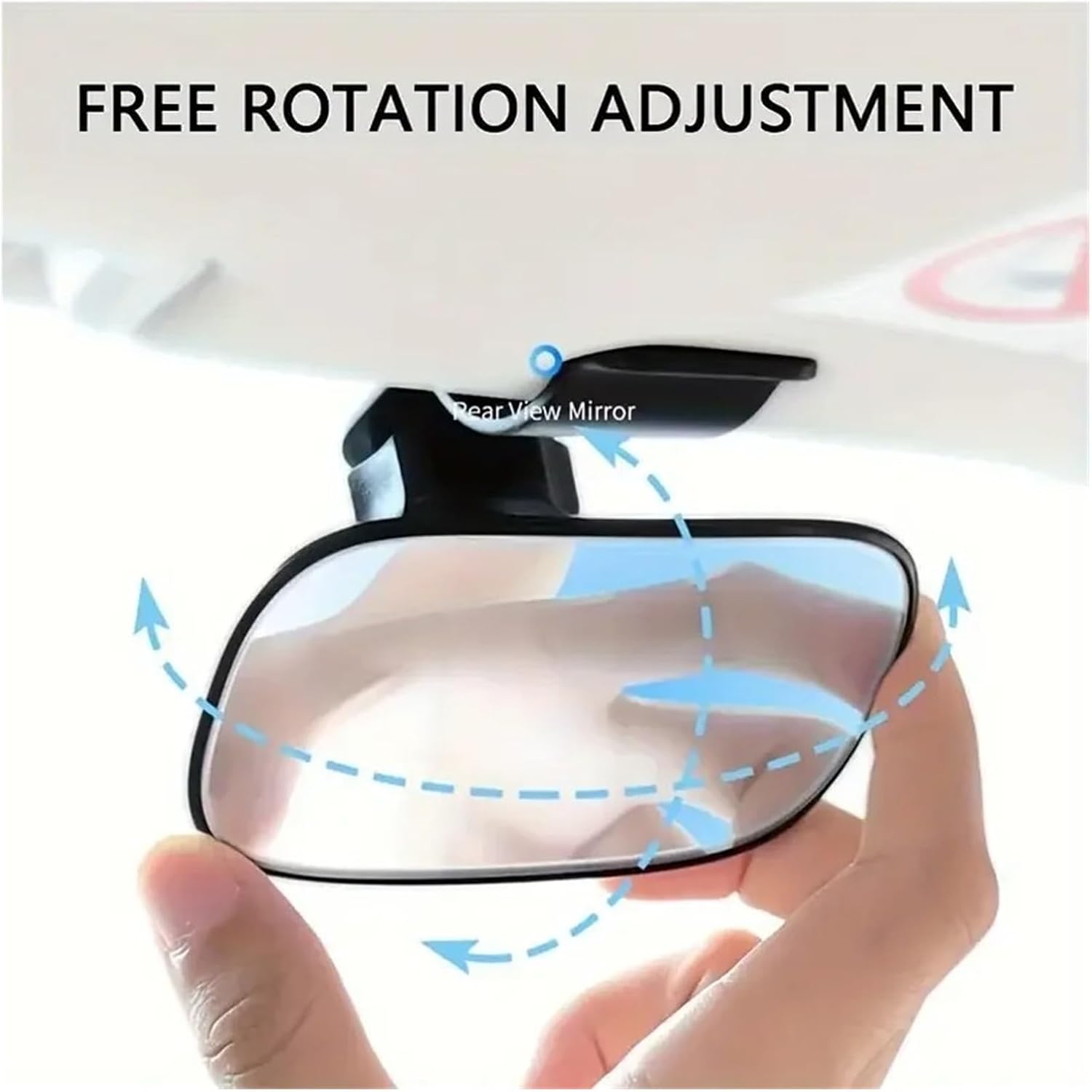 Rearview mirror, Interior rear view mirror Universal Rear View Mirror, For Car, For Seat Oblong Glass Baby Monitor Flat Lens Fit Multi-Purpose Vehicle Backs Universal rears views mirrors