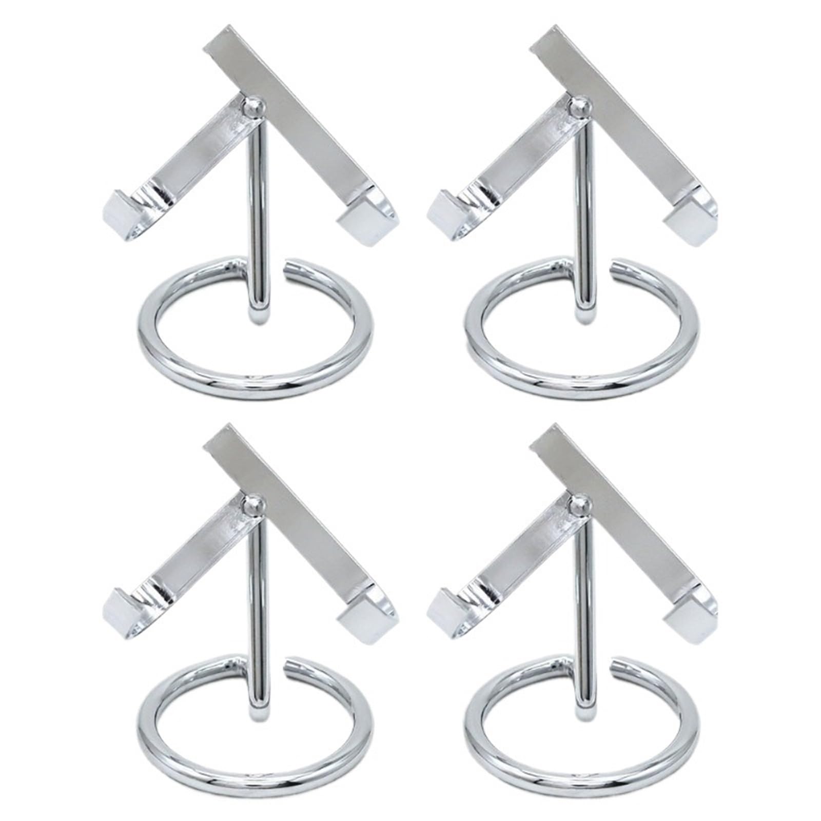 IRGVJIFR Rock Display Stand 4Pcs Iron Display Stands Crystal