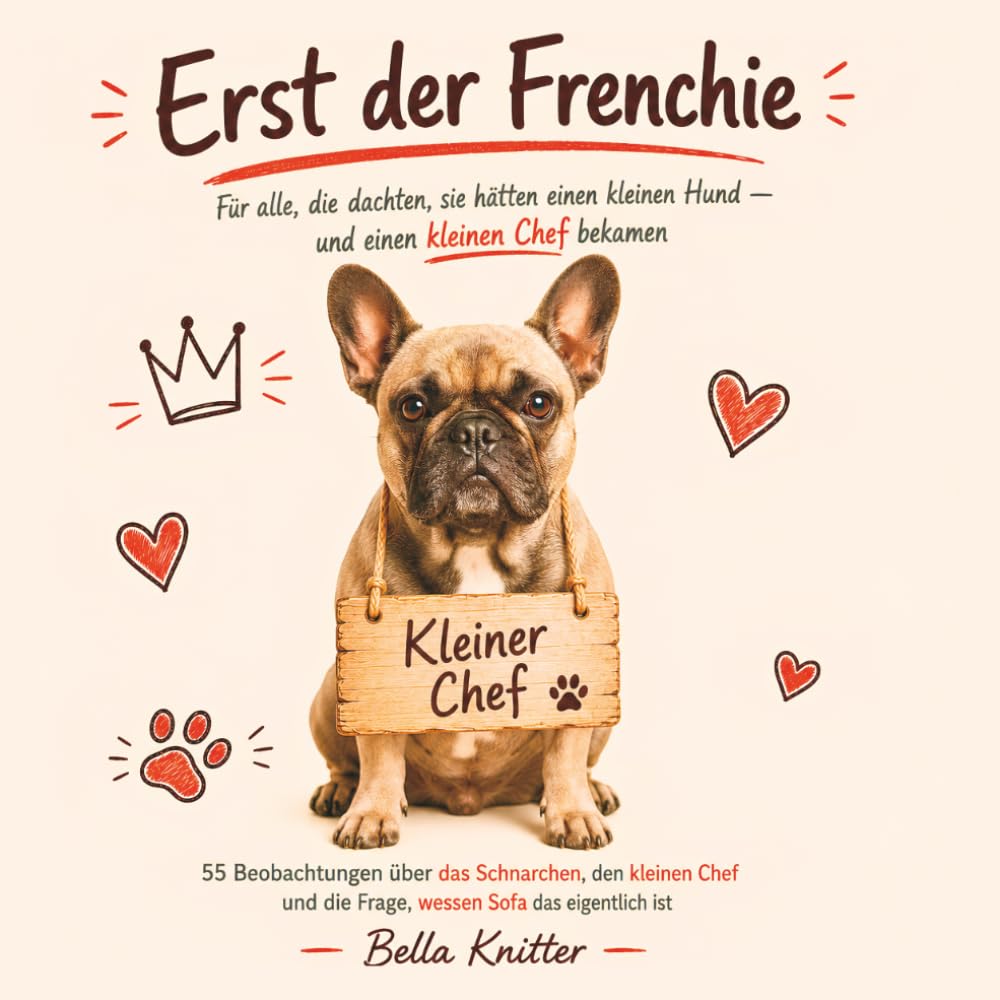 Erst der Frenchie: Lustiges Geschenkbuch für Französische-Bulldoggen-Besitzer | Geschenkidee für Hundeliebhaber | Geburtstag | Weihnachten