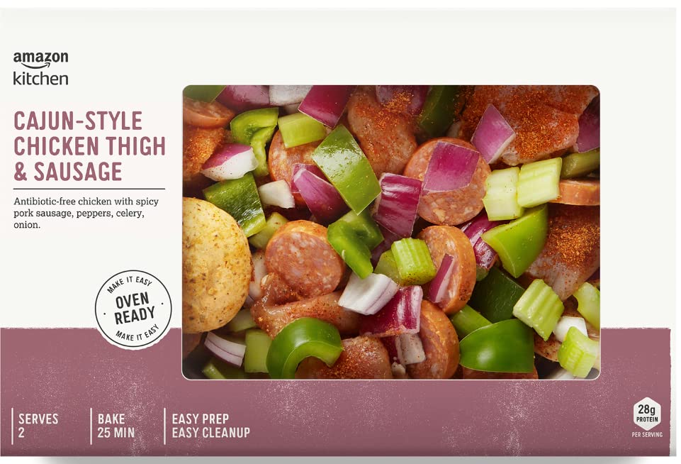 Amazon Kitchen, Cajun-Style Chicken Thigh and Sausage, 14.75 oz