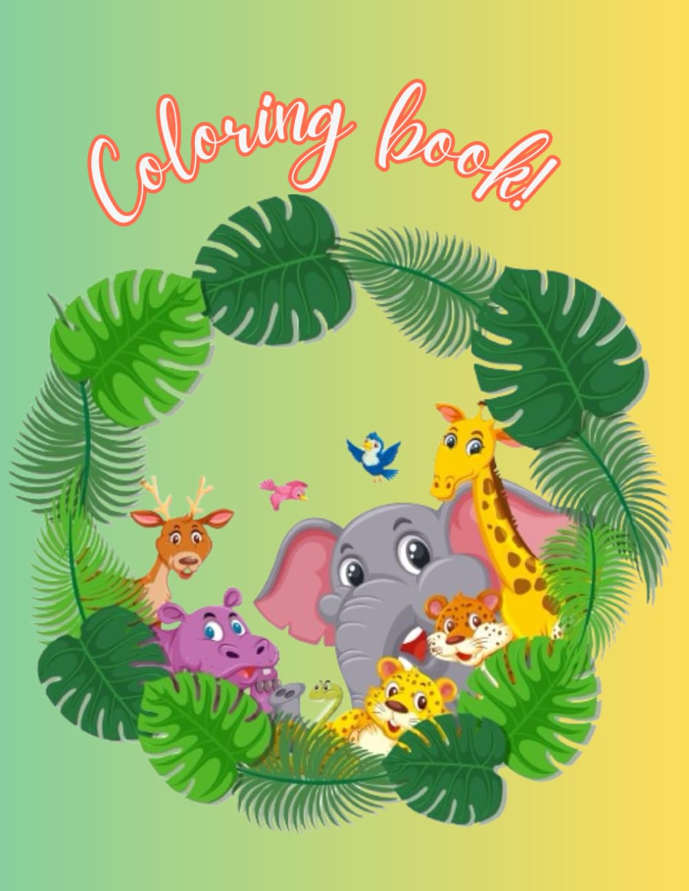 COLORING BOOK: Discover the magical world of animals and bring every page to life with your favorite colors!