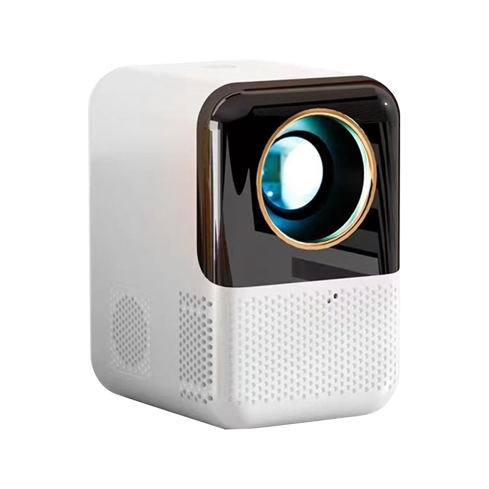 Mini proiettore portatile intelligente – Proiettore wireless ad alta | definizione con telecomando per uso in casa, giardino ed esterno | per film, streaming, feste, cinema in cortile, t