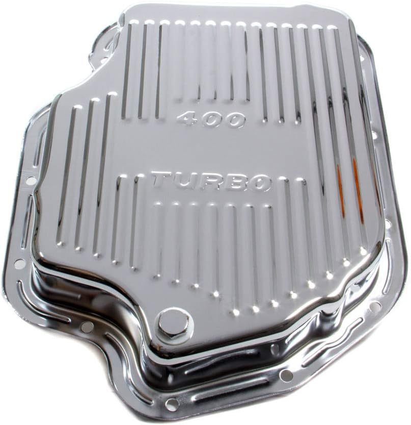 Racing Power Company R9121 Chrome Finned Transmission Pan