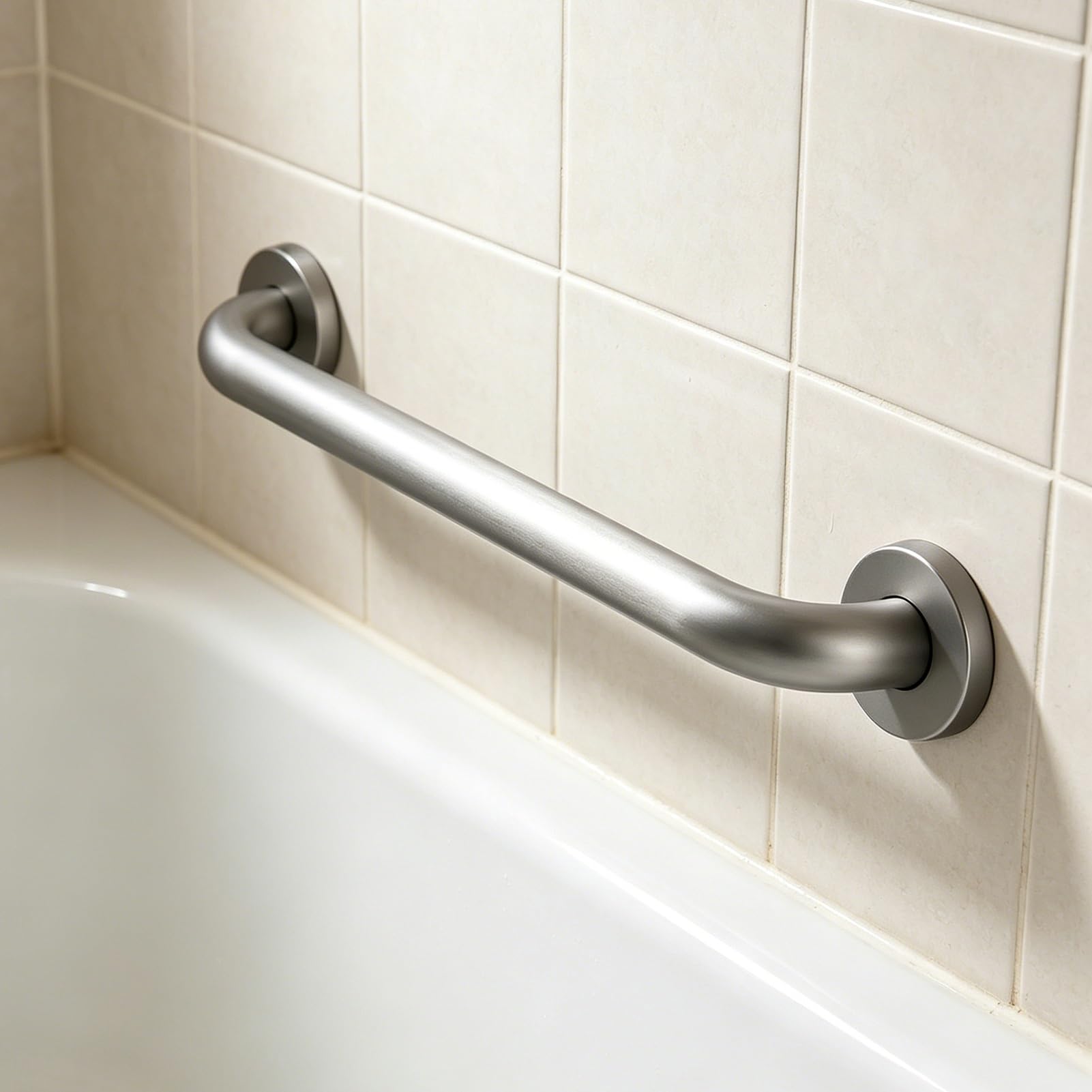 Fkxsxaz Grab Bar For Bathtubs And Showers, Stainless Steel Shower Wall Mounted Handle With Concealed Screws Handicap, Bathroom Handle(50Cm/20In)