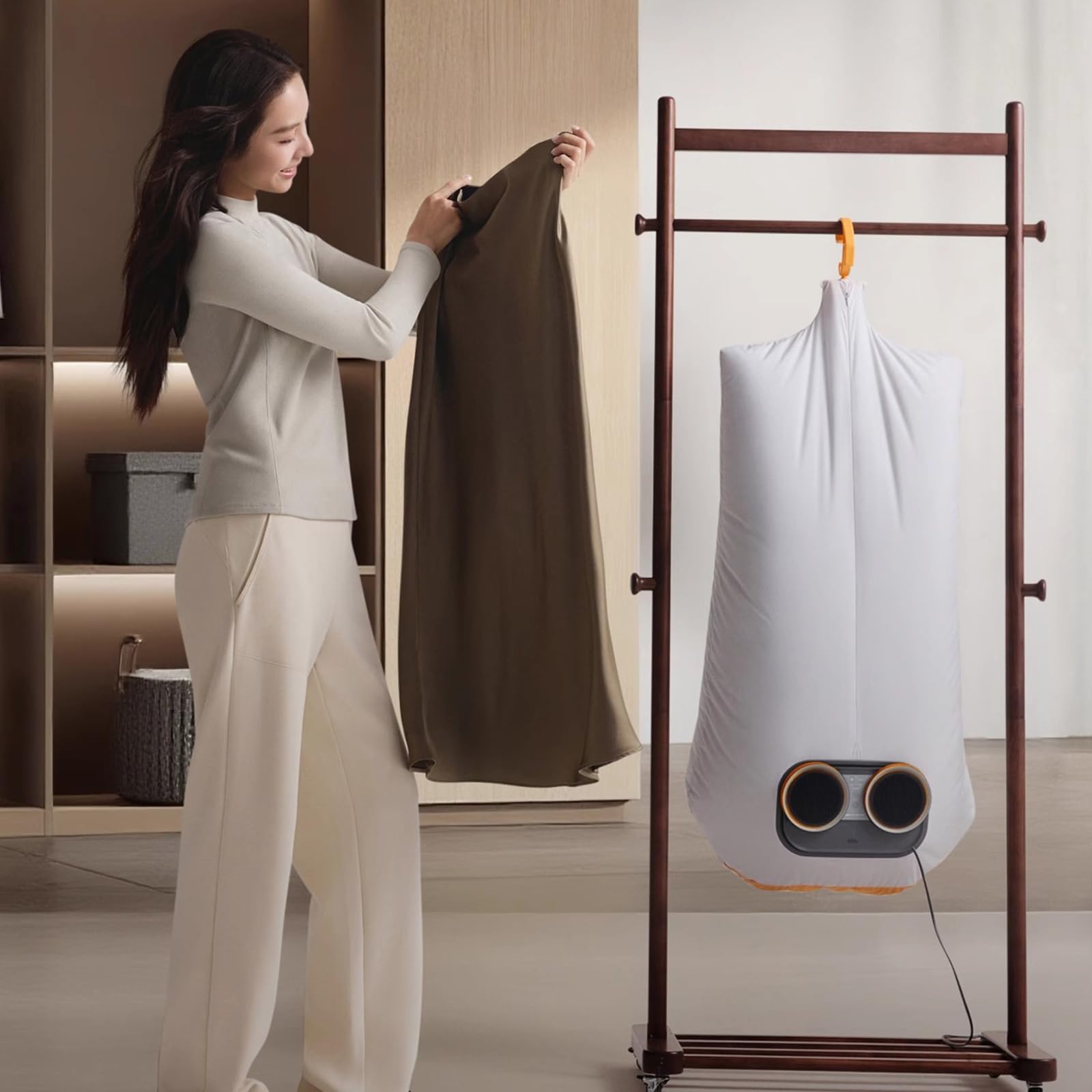 Secadora Portátil, Mini/compacta para Apartamento, con Temporizador, Capacidad para 3-6 Prendas, Silenciosa Y De Secado Rápido, Ideal para Lavandería, Autocaravanas Y Viajes