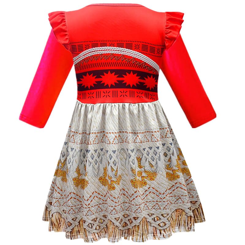 Disfraz completo Mirabel para niñas 7-8 años rojo miniatura 2