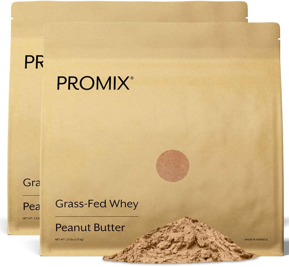 Promix Whey Protein Powder, Peanut Butter 5lb Bulk