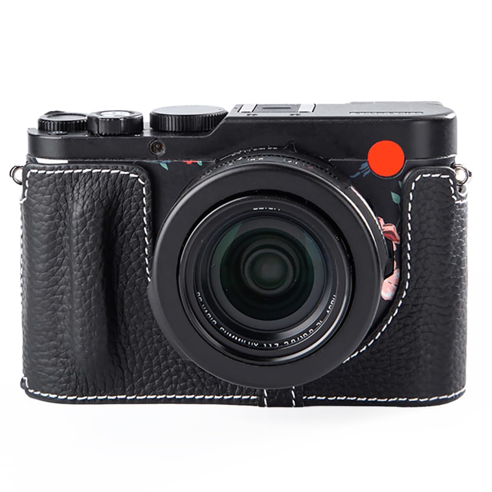 Amazon.co.jp: Leica D-Lux 8専用手作り本革 レトロスタイルの半包み